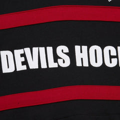 NHL New Jersey Devils Mitchell & Ness Head Coach Slogan Pullover Hoodie