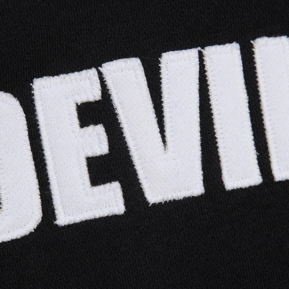 NHL New Jersey Devils Mitchell & Ness Head Coach Slogan Pullover Hoodie
