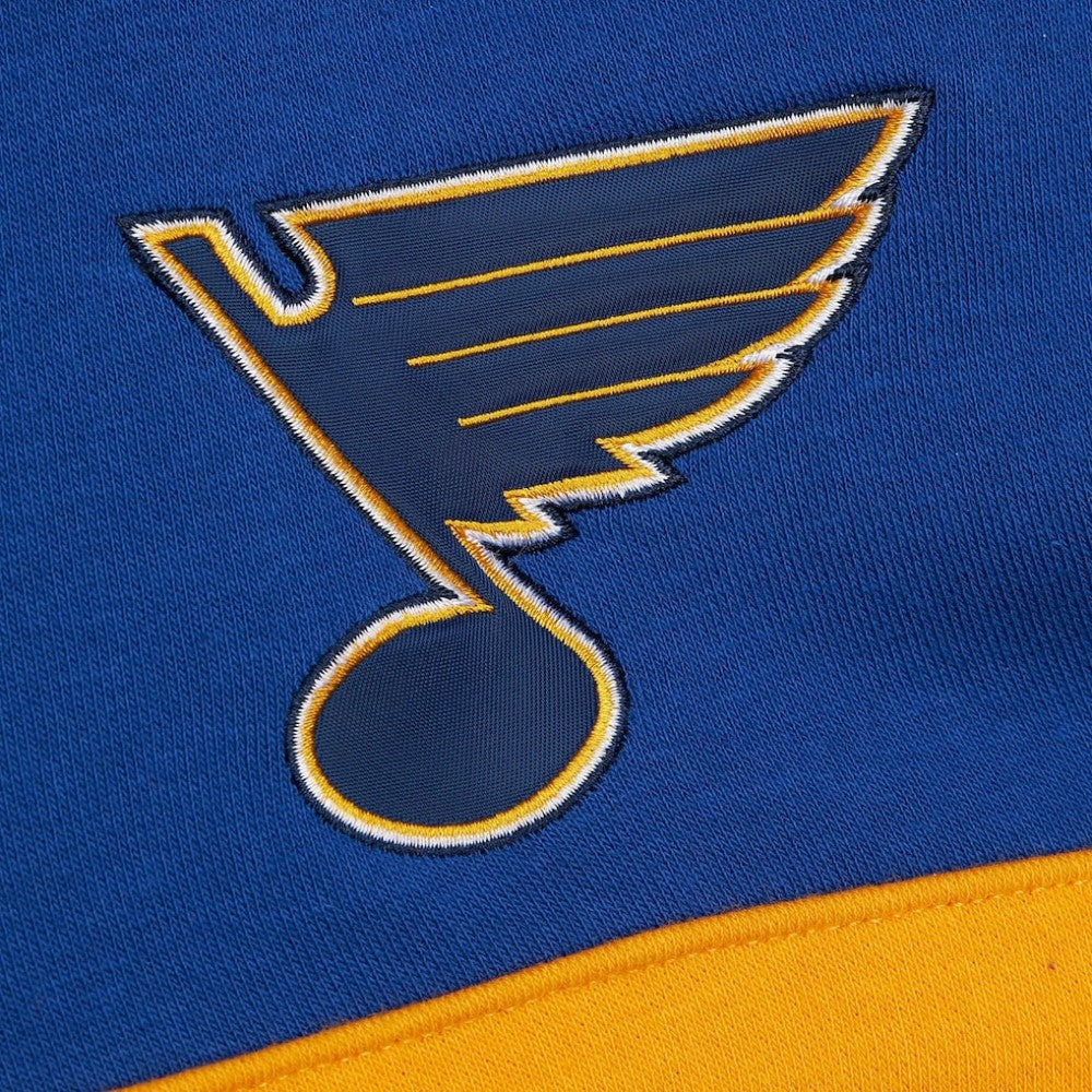 NHL St. Louis Blues Mitchell & Ness Head Coach Slogan Pullover Hoodie