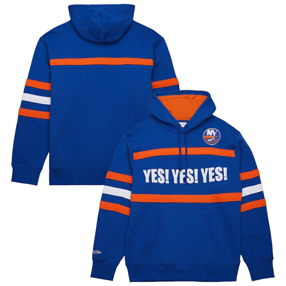 NHL New York Islanders Mitchell & Ness Head Coach Slogan Pullover Hoodie