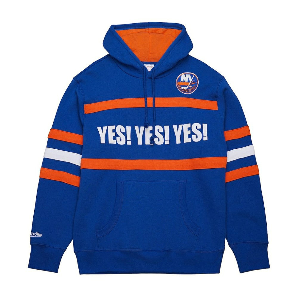 NHL New York Islanders Mitchell & Ness Head Coach Slogan Pullover Hoodie