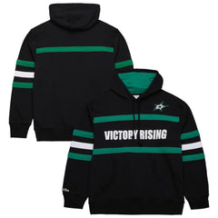 NHL Dallas Stars Mitchell & Ness Head Coach Slogan Pullover Hoodie