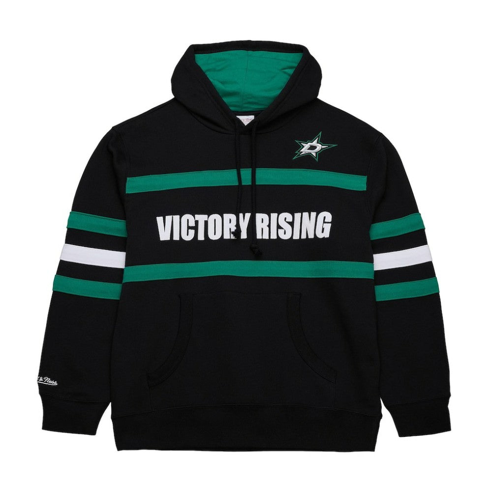 NHL Dallas Stars Mitchell & Ness Head Coach Slogan Pullover Hoodie