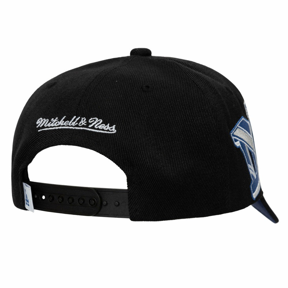 Black Los Angeles Dodgers Mitchell & Ness Hyper Type Pro Crown Snapback Hat