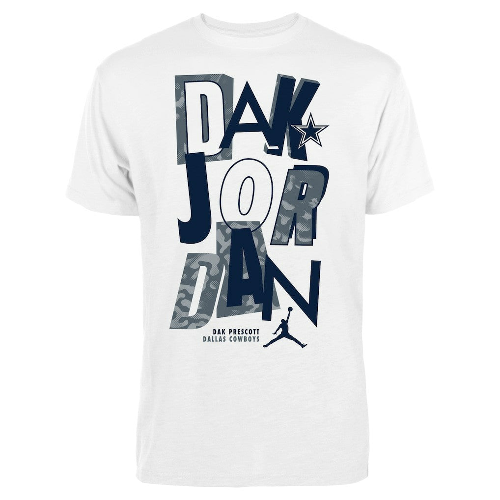 Dak Prescott  Jordan Brand Fresh Graphic T-Shirt - Dallas Cowboys T-shirts