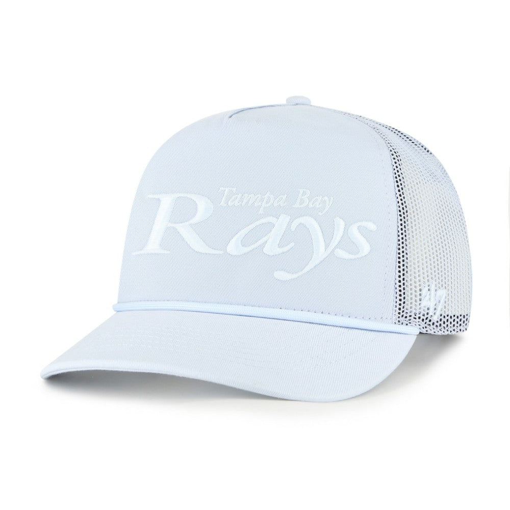 Light Blue Tampa Bay Rays '47 Foundation Script Hitch Adjustable Trucker Hat