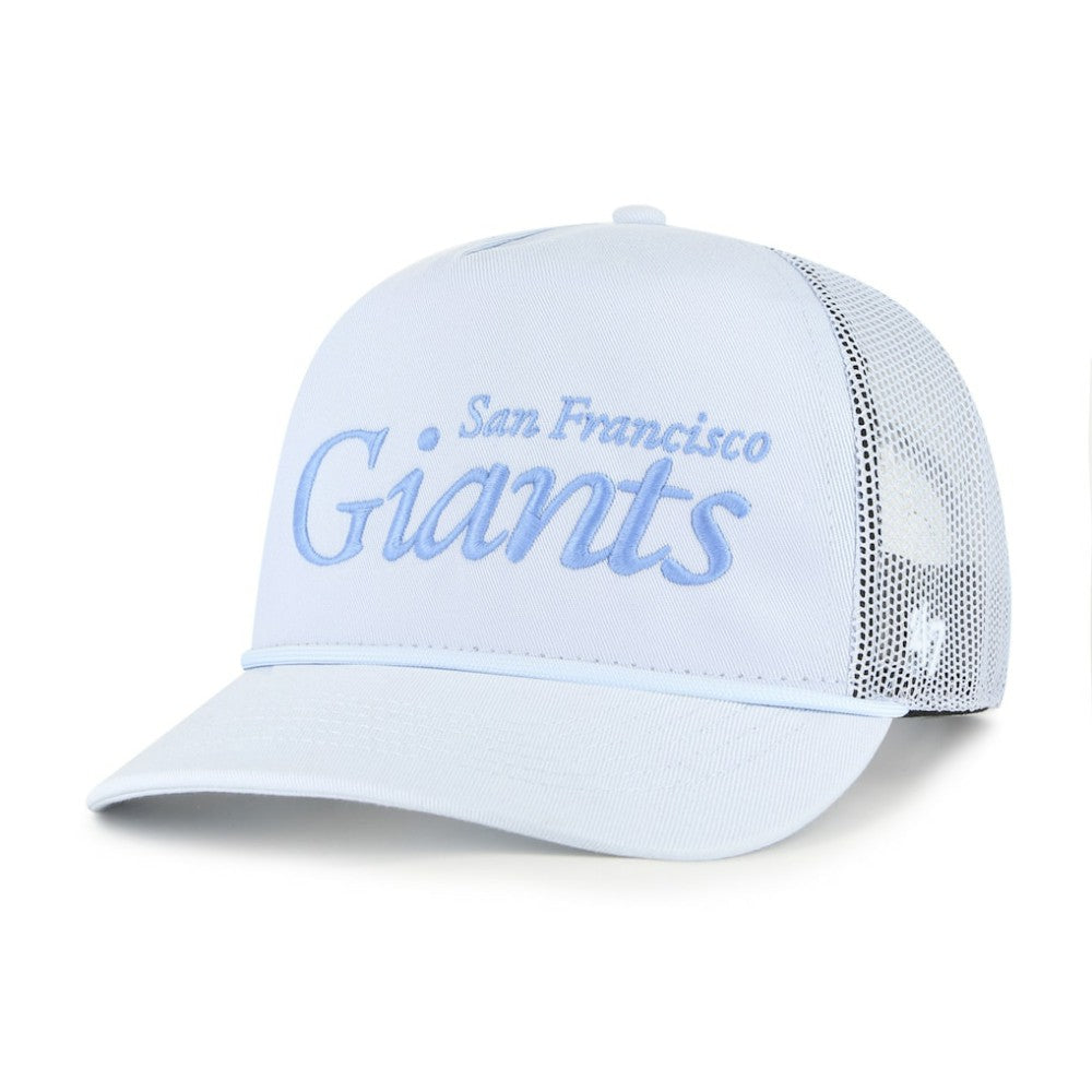 Light Blue San Francisco Giants '47 Foundation Script Hitch Adjustable Trucker Hat