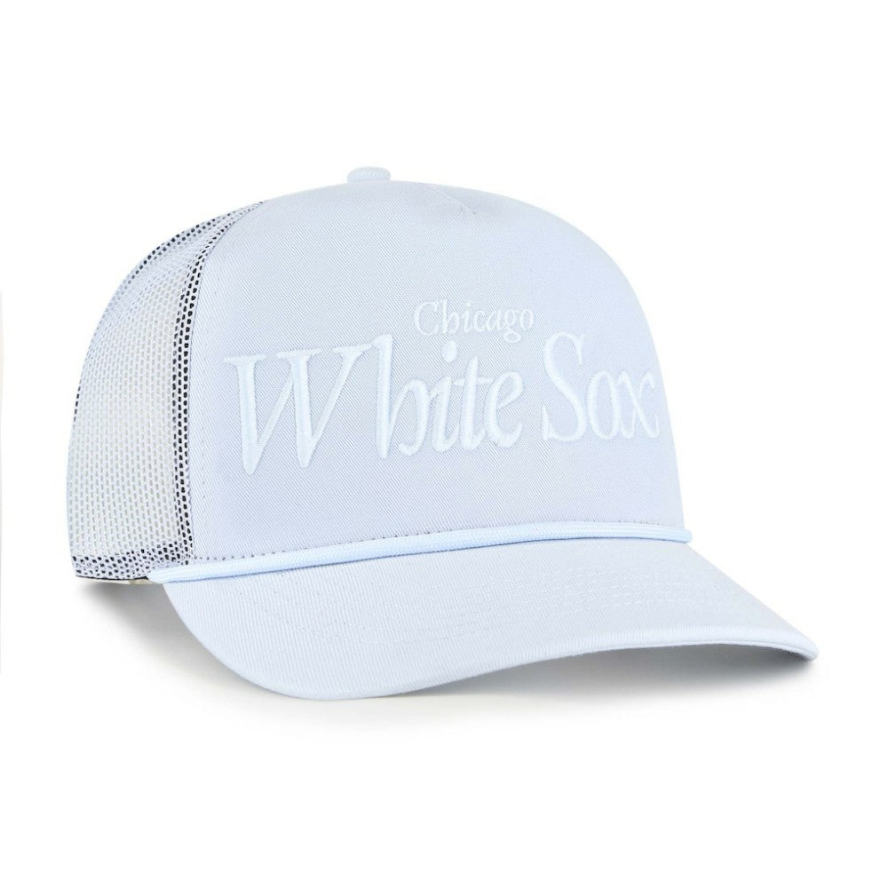 Light Blue Chicago White Sox '47 Foundation Script Hitch Adjustable Trucker Hat