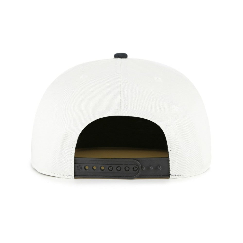 White/Black Houston Astros '47 Foundation Captain Snapback Hat