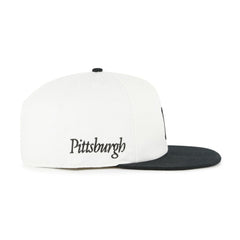 White/Black Pittsburgh Pirates '47 Foundation Captain Snapback Hat