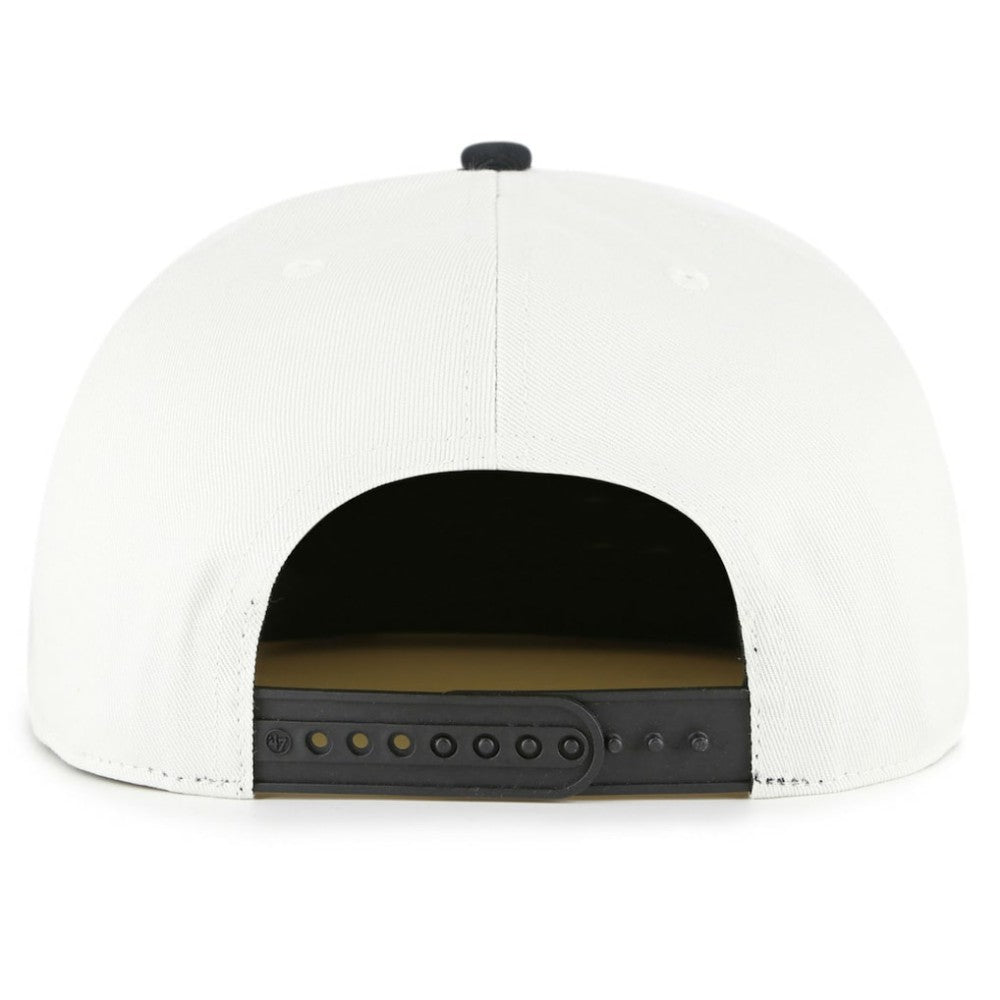 White/Black Pittsburgh Pirates '47 Foundation Captain Snapback Hat