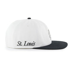 White/Black St. Louis Cardinals '47 Foundation Captain Snapback Hat