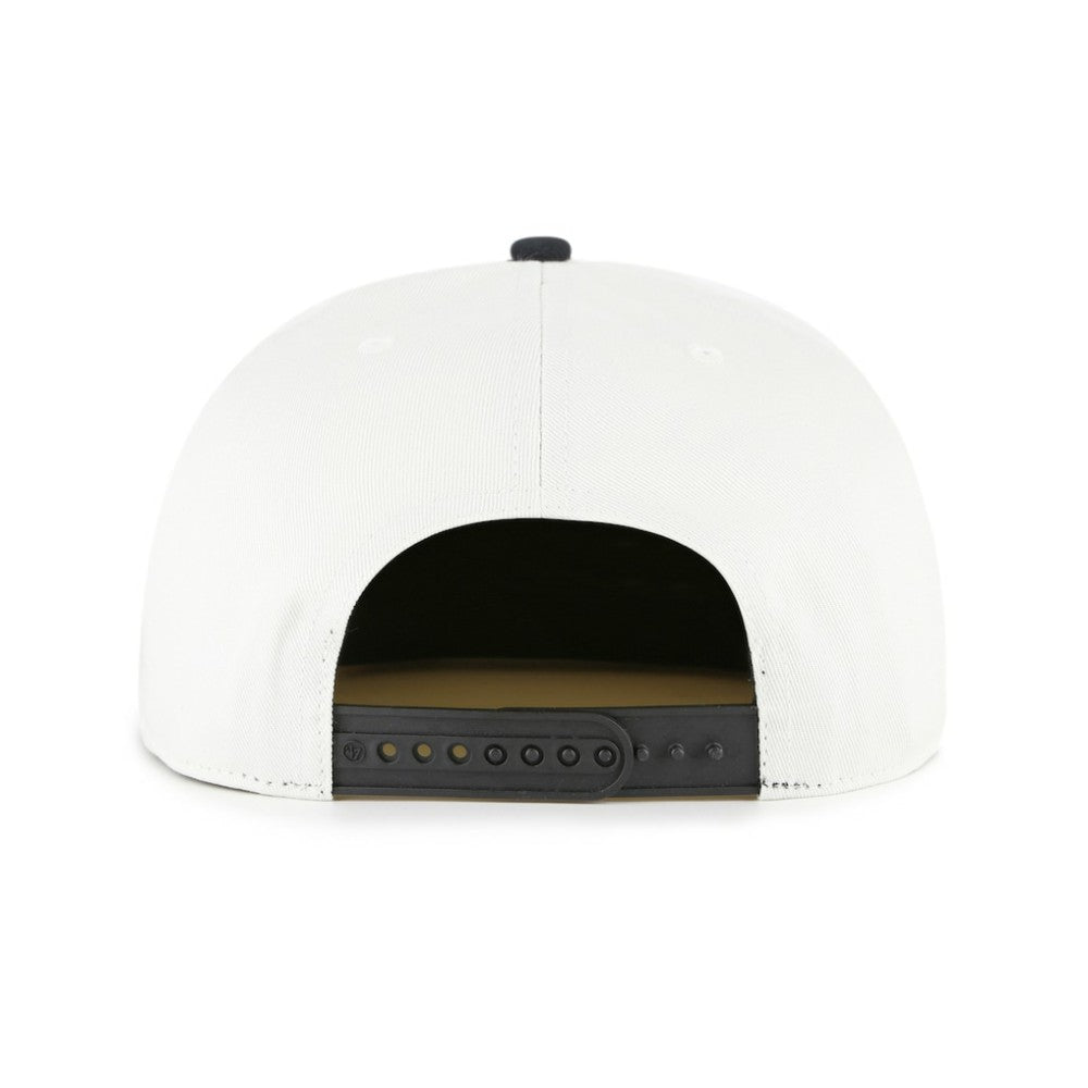 White/Black Colorado Rockies '47 Foundation Captain Snapback Hat