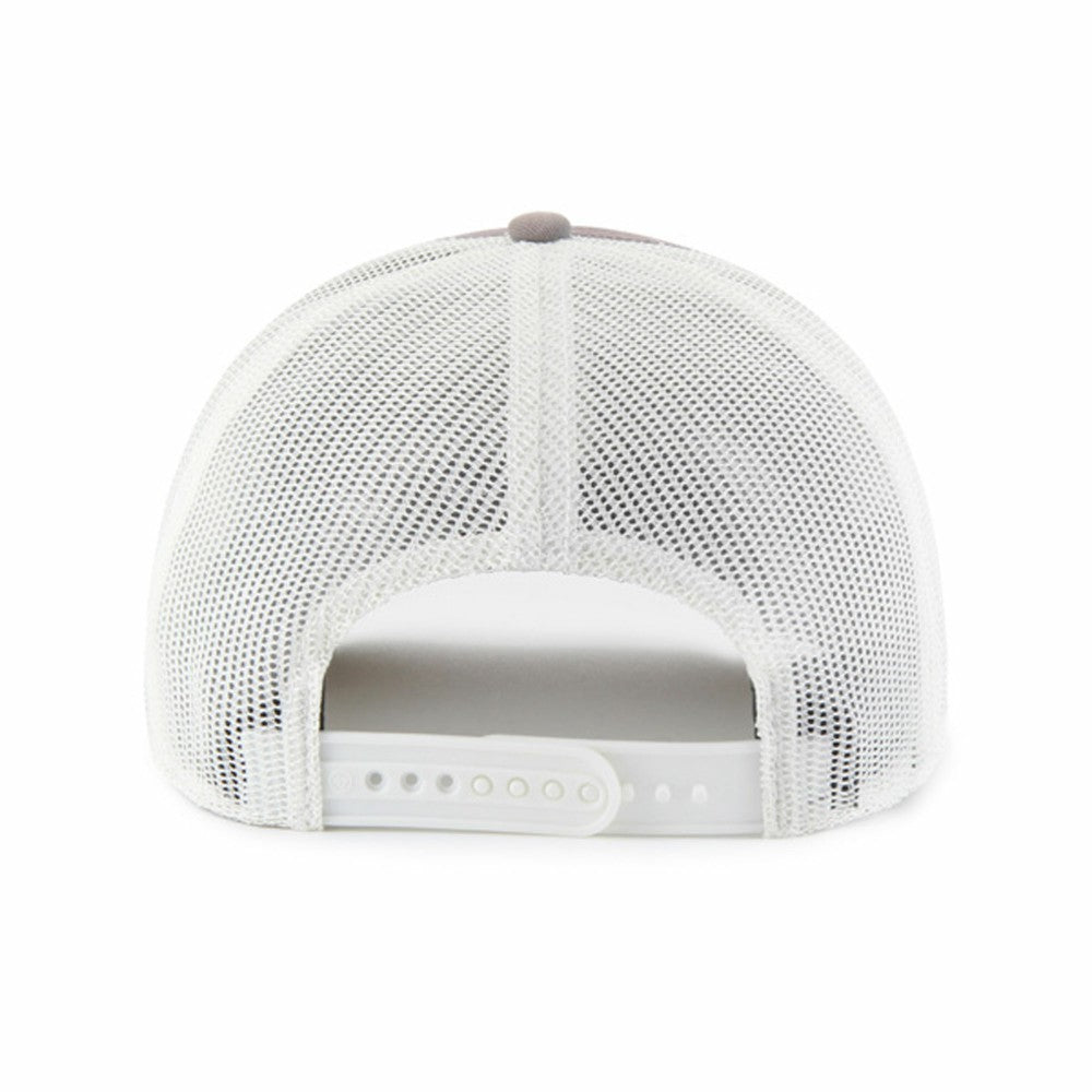 Gray/White Miami Marlins '47 Tide Sweep Rope Trucker Adjustable Hat