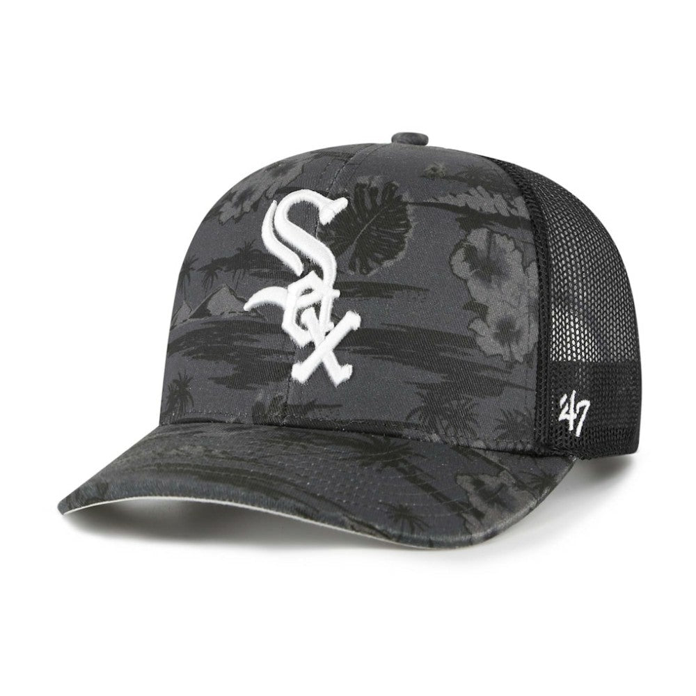 Black '47 Chicago White Sox Fiji Trucker Adjustable Hat