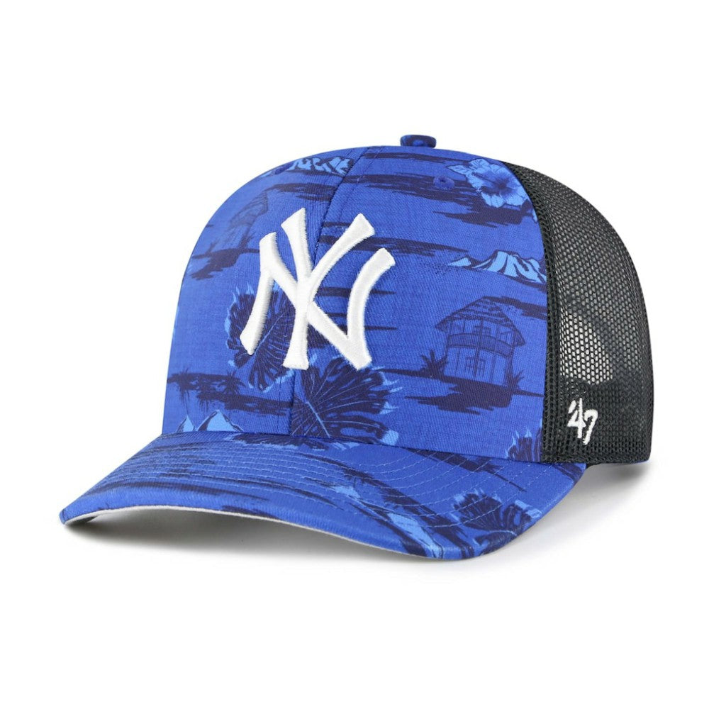 Blue '47 New York Yankees Fiji Trucker Adjustable Hat