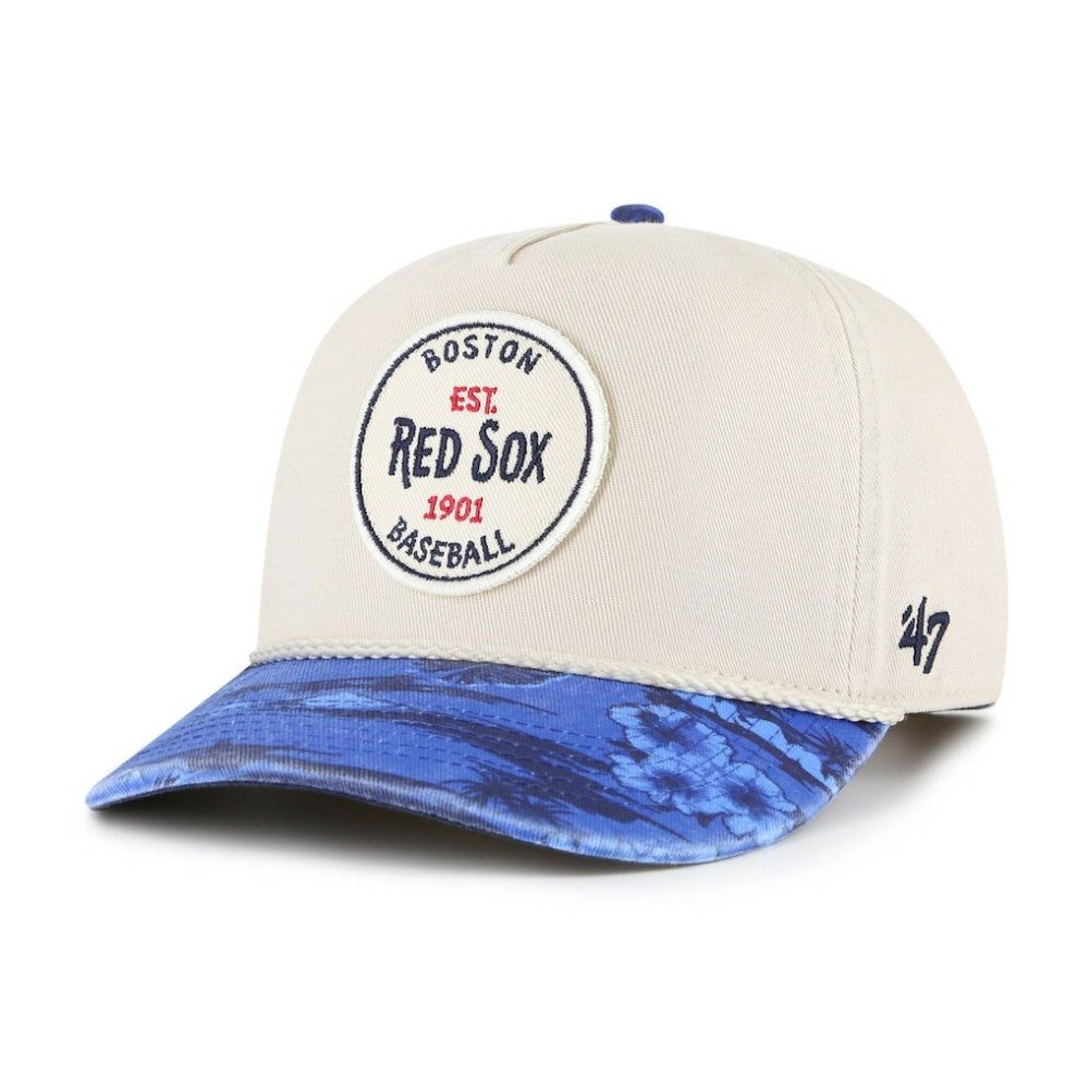 Cream/Navy Boston Red Sox '47 Fiji Rope Hitch Adjustable Hat