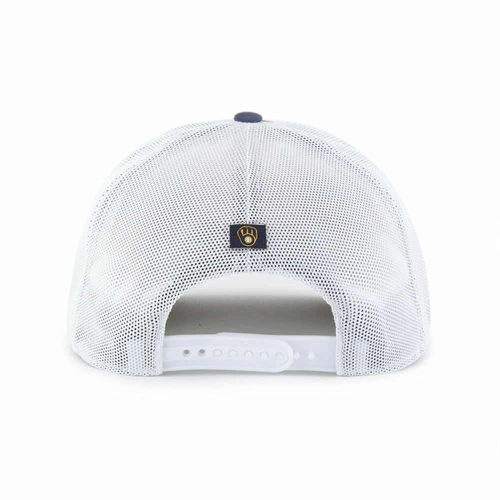 Navy/White Milwaukee Brewers '47 Scratch Adjustable Trucker Hat