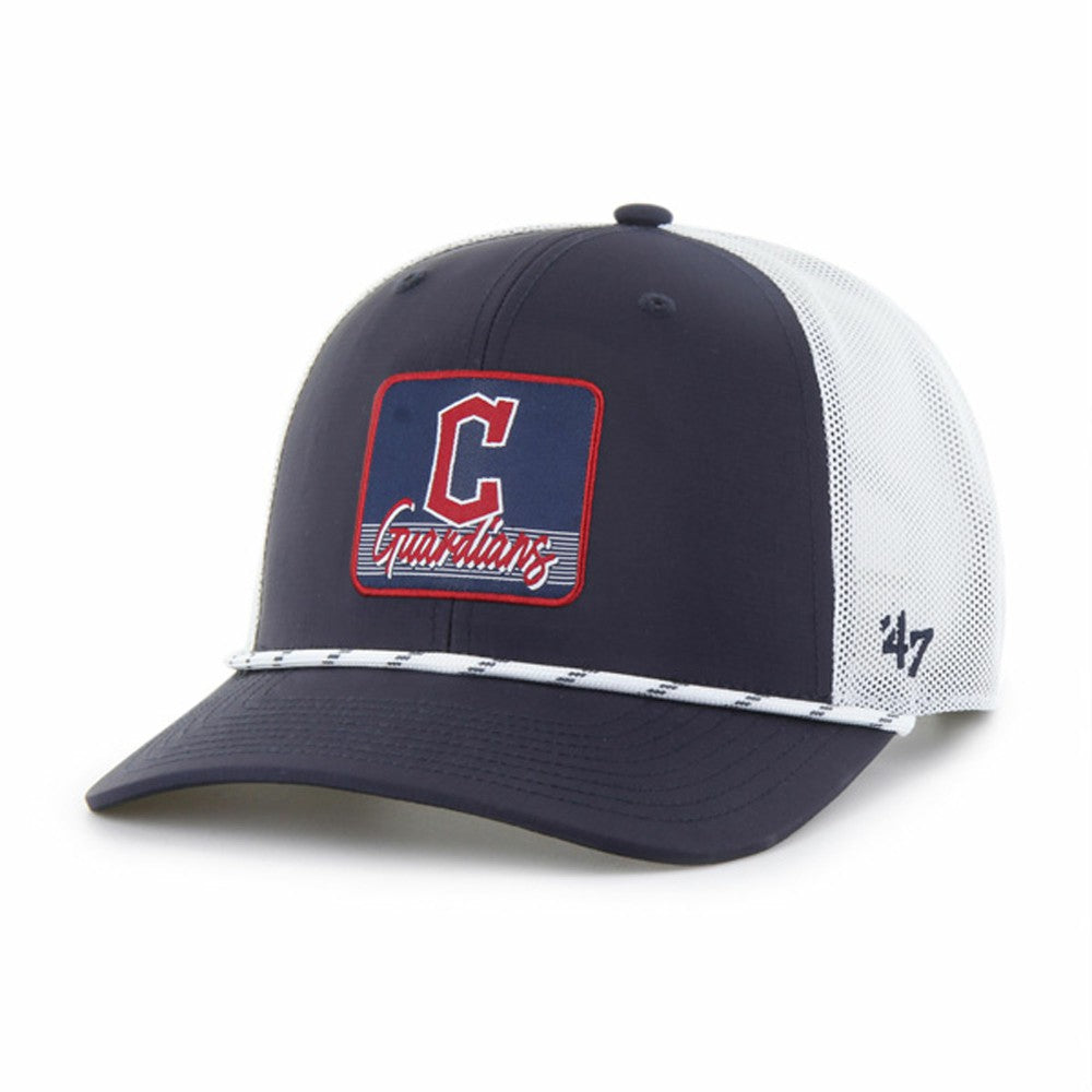 Navy/White Cleveland Guardians '47 Scratch Adjustable Trucker Hat