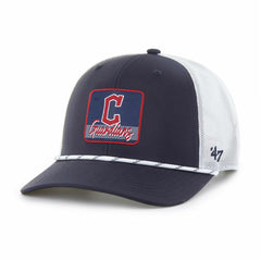 Navy/White Cleveland Guardians '47 Scratch Adjustable Trucker Hat