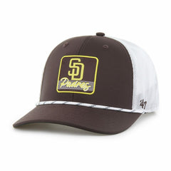 Brown/White San Diego Padres '47 Scratch Adjustable Trucker Hat