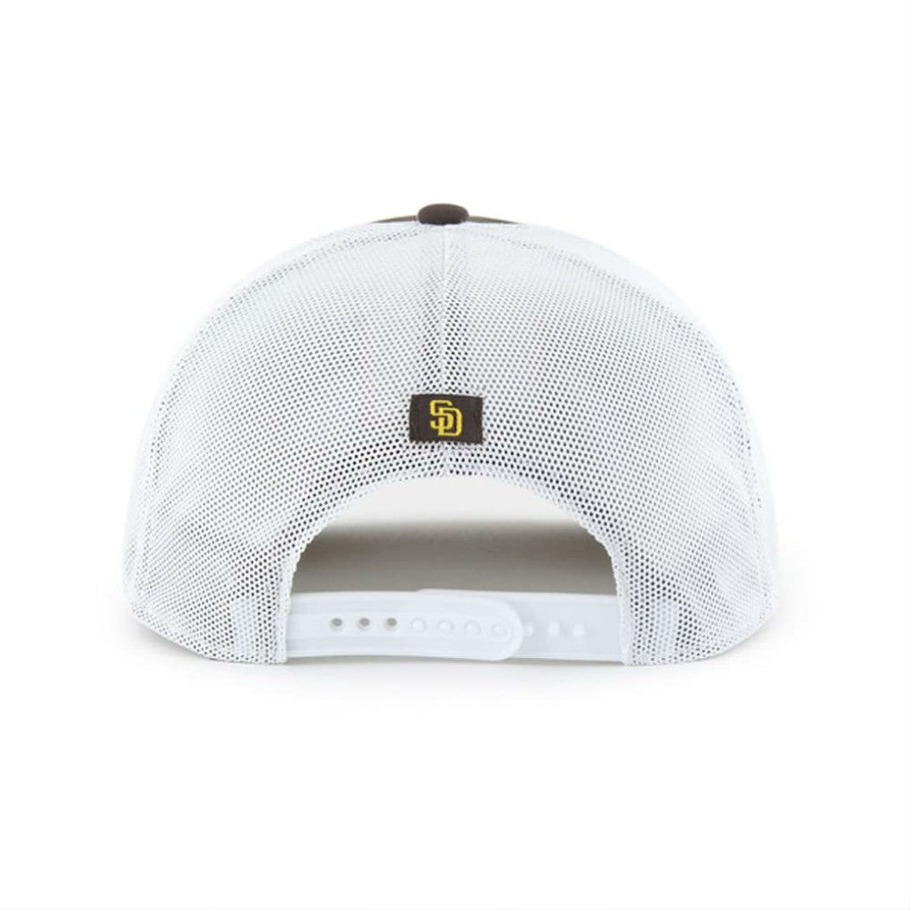 Brown/White San Diego Padres '47 Scratch Adjustable Trucker Hat