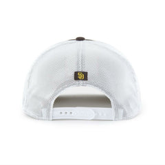 Brown/White San Diego Padres '47 Scratch Adjustable Trucker Hat