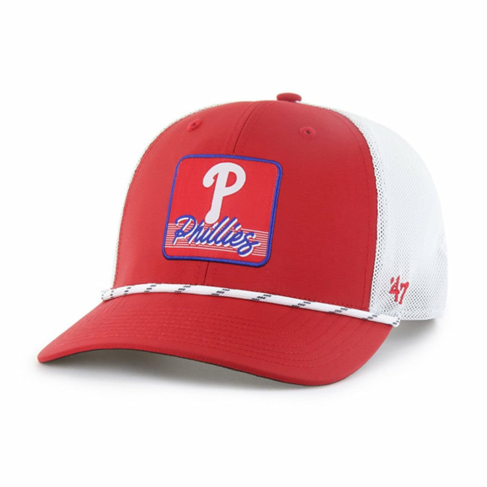 Red/White Philadelphia Phillies '47 Scratch Adjustable Trucker Hat