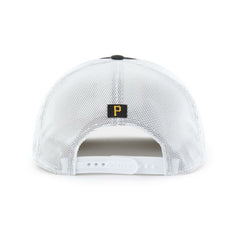 Black/White Pittsburgh Pirates '47 Scratch Adjustable Trucker Hat