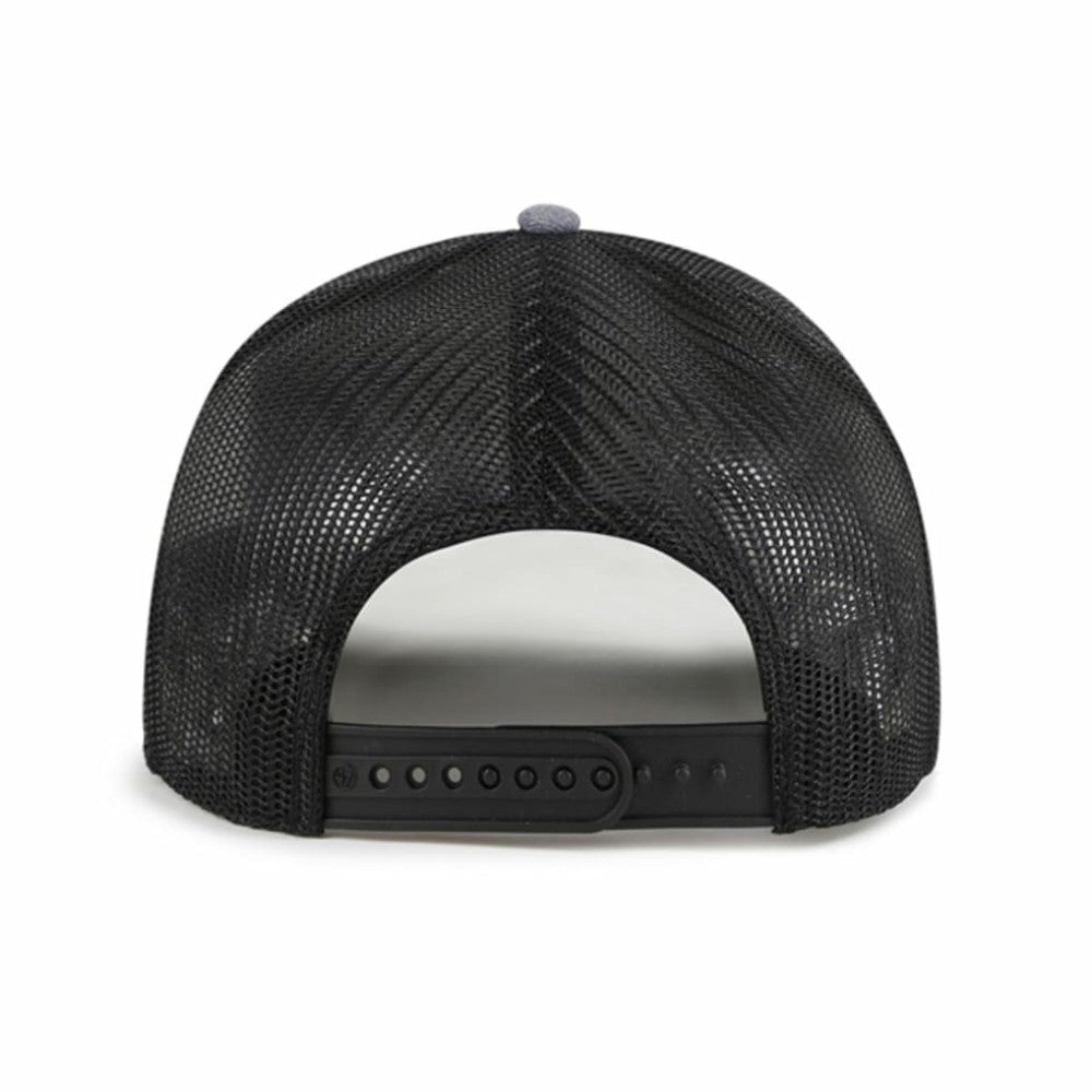 Charcoal Baltimore Orioles '47 Carbon Rope Trucker Adjustable Hat