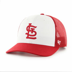 White/Red St. Louis Cardinals '47 Freshman Trucker Adjustable Hat