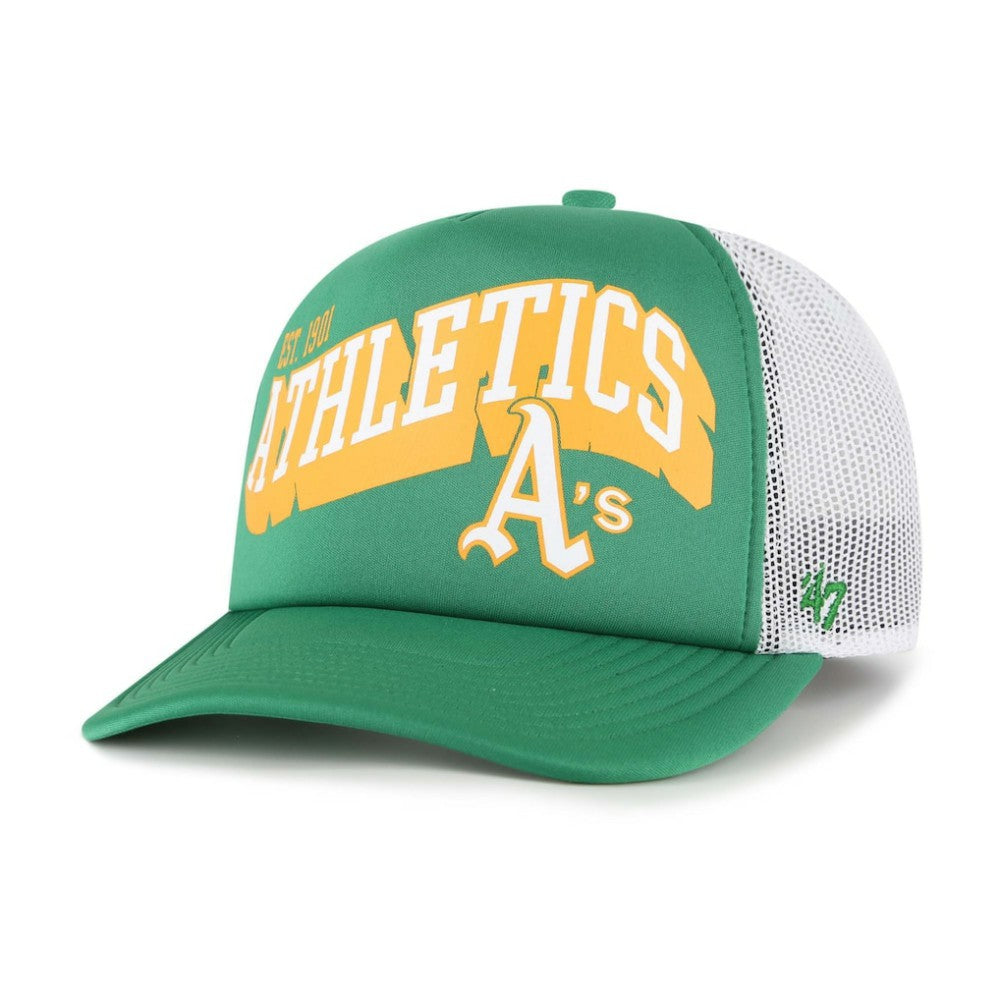 Green Athletics '47 Meander Foam Trucker Snapback Hat