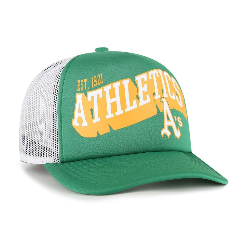 Green Athletics '47 Meander Foam Trucker Snapback Hat