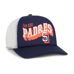 Navy San Diego Padres '47 Meander Foam Trucker Snapback Hat