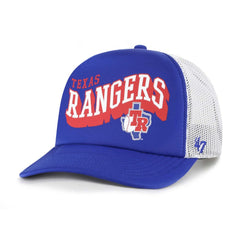 Royal Texas Rangers '47 Meander Foam Trucker Snapback Hat