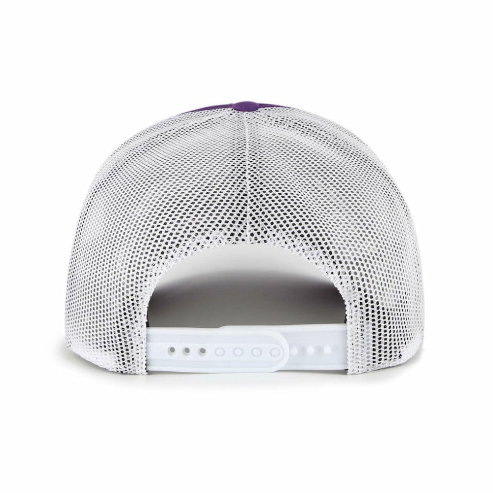 Purple Colorado Rockies '47 Meander Foam Trucker Snapback Hat