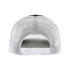 Black Miami Marlins '47 Meander Foam Trucker Snapback Hat
