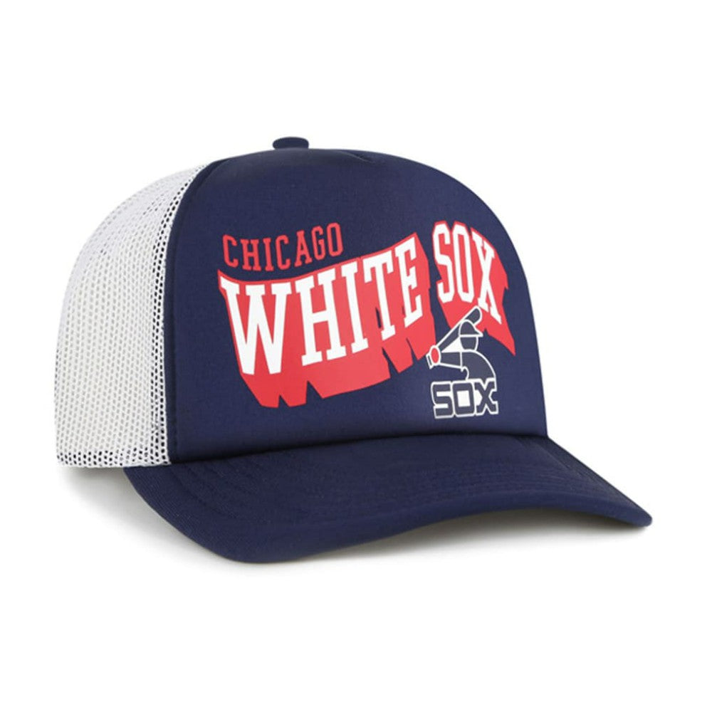 Navy Chicago White Sox '47 Meander Foam Trucker Snapback Hat
