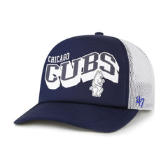 Navy Chicago Cubs '47 Meander Foam Trucker Snapback Hat
