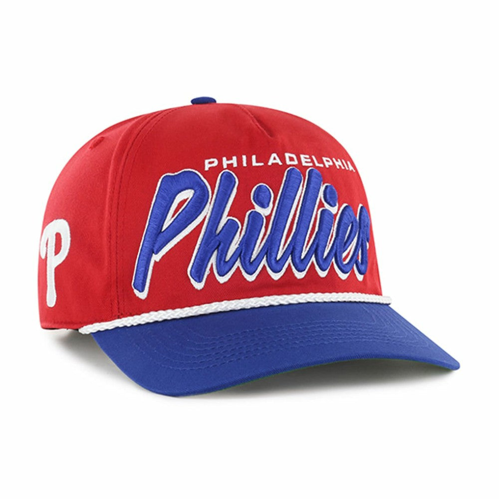 Red Philadelphia Phillies '47 Dropshadow Rope Hitch Adjustable Hat