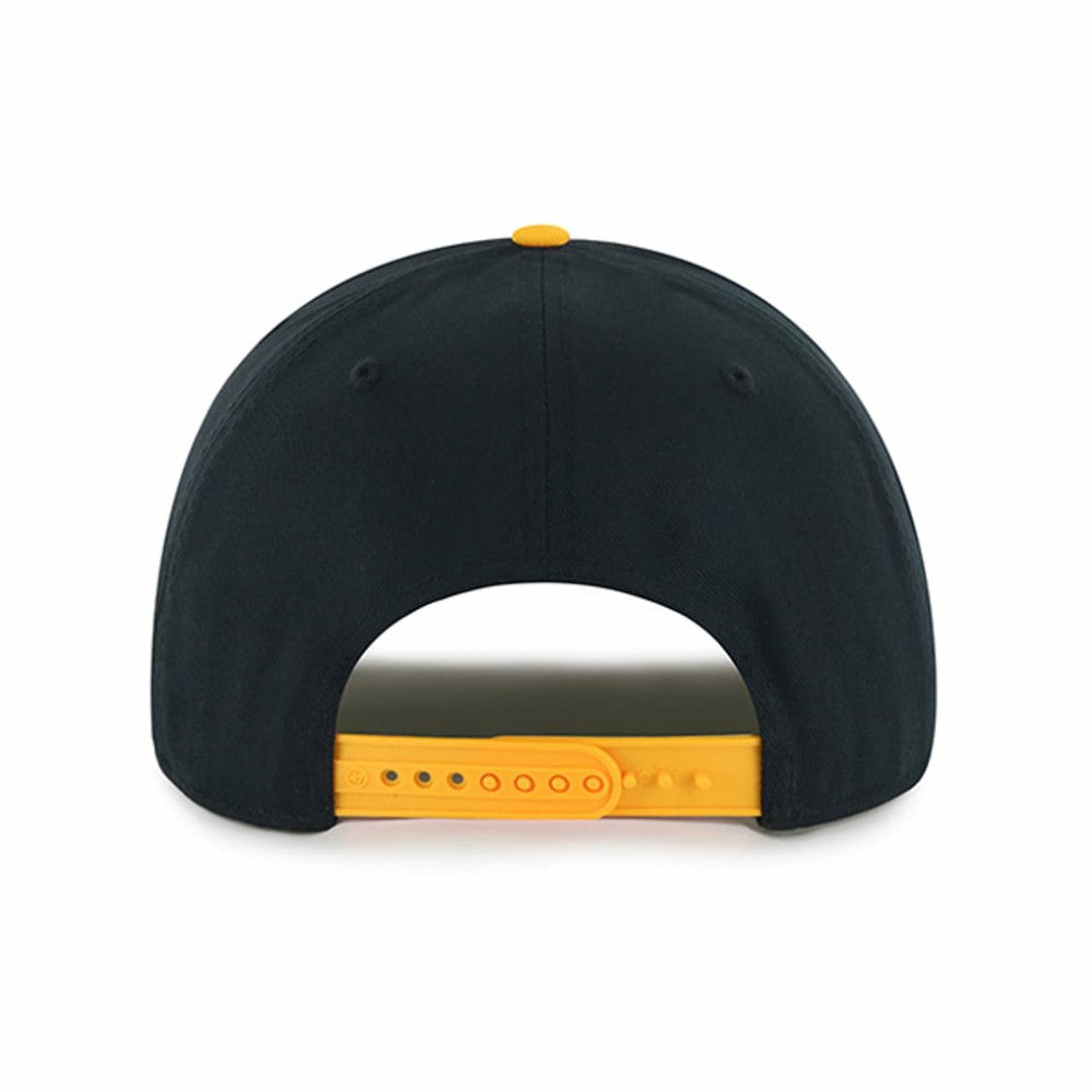 Black Pittsburgh Pirates '47 Dropshadow Rope Hitch Adjustable Hat