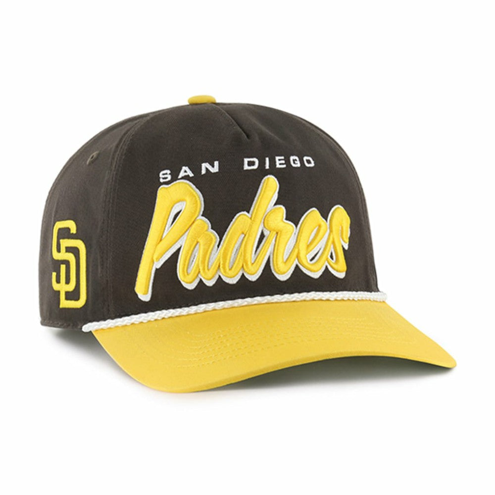 Brown San Diego Padres '47 Dropshadow Rope Hitch Adjustable Hat