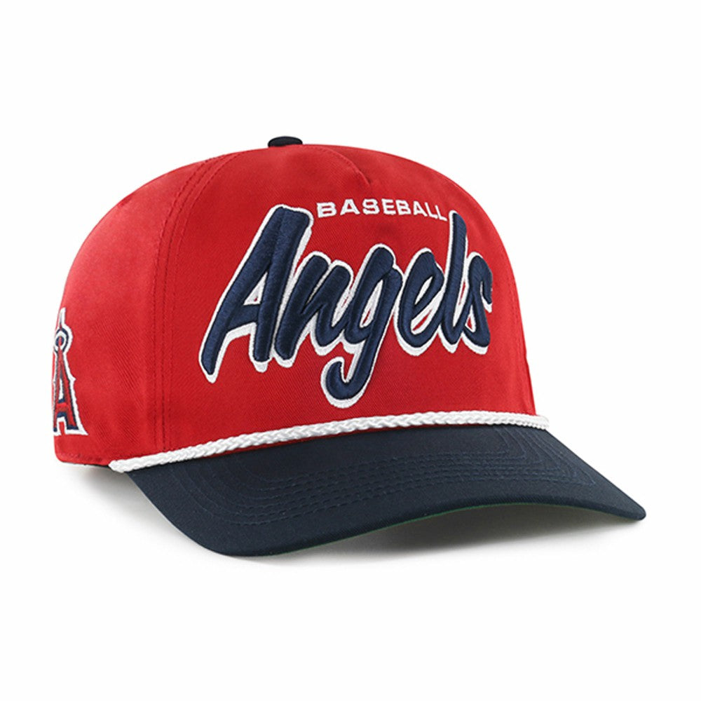Red Los Angeles Angels '47 Dropshadow Rope Hitch Adjustable Hat