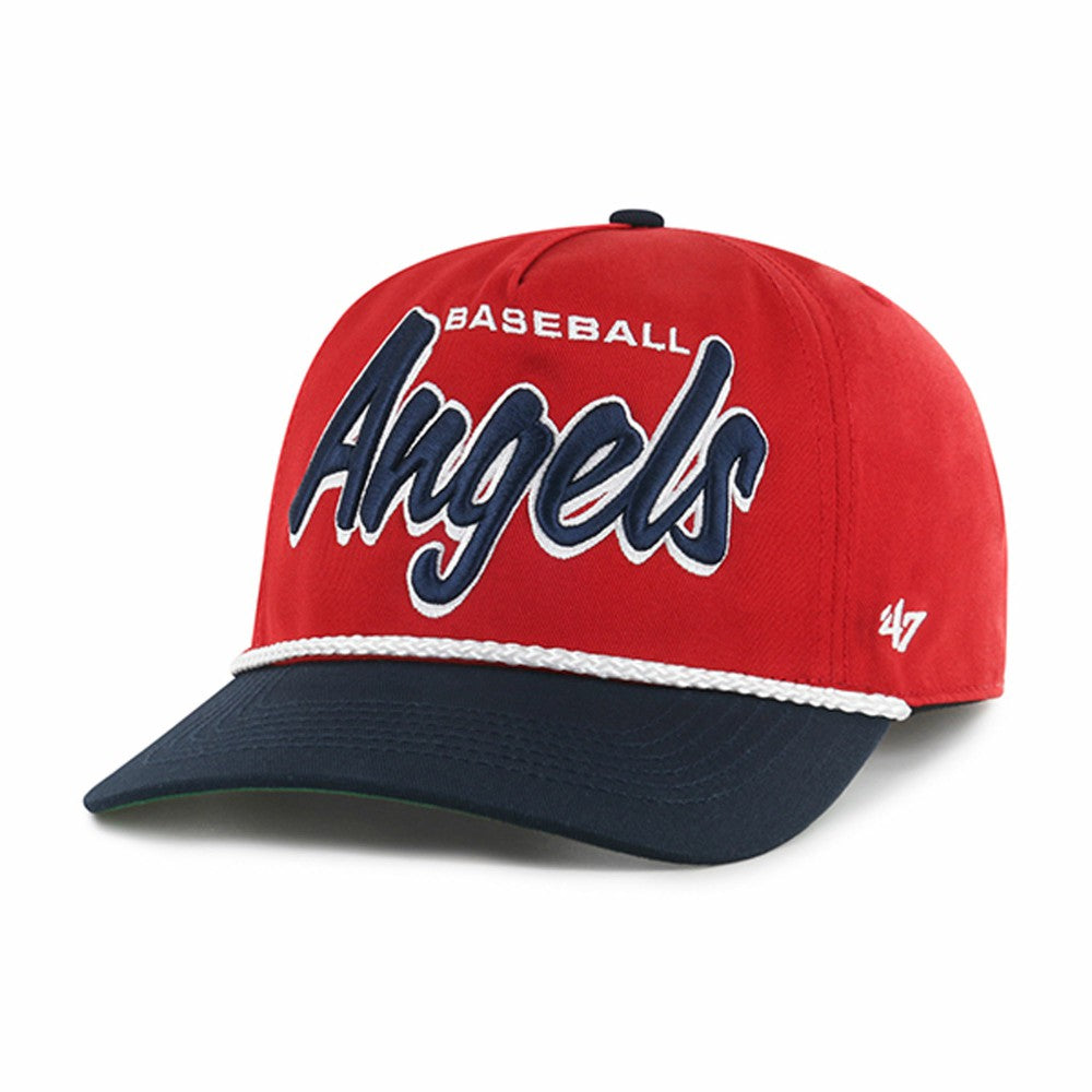 Red Los Angeles Angels '47 Dropshadow Rope Hitch Adjustable Hat
