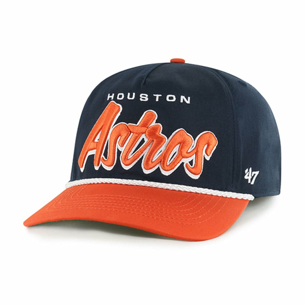 Navy Houston Astros '47 Dropshadow Rope Hitch Adjustable Hat