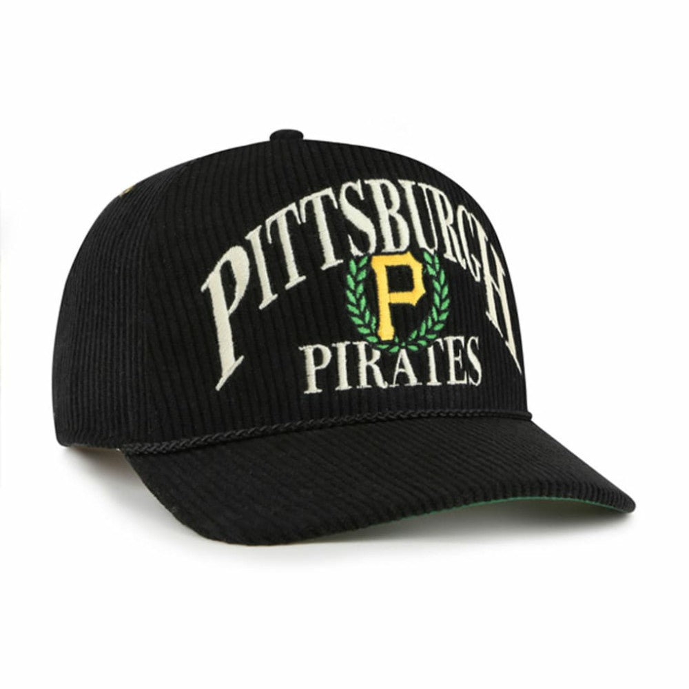 Black Pittsburgh Pirates '47 Pitchout Rope Hitch Adjustable Hat
