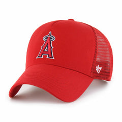Red Los Angeles Angels '47 Ballpark Offside Adjustable Trucker Hat