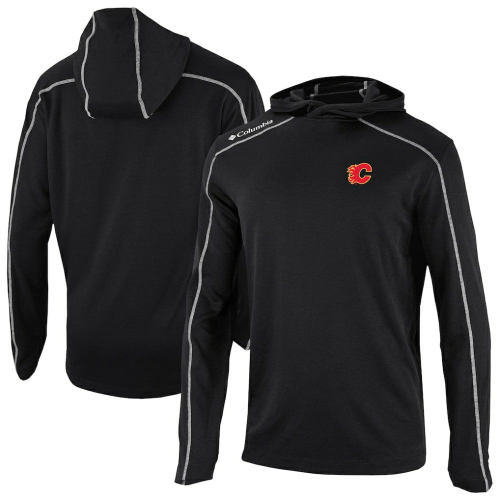 NHL Calgary Flames Columbia Shotgun Omni-Wick Pullover Hoodie