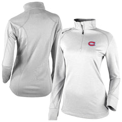 NHL Montreal Canadiens Columbia Women's Omni-Wick Shotgun 2.0 Quarter-Zip Pullover Top