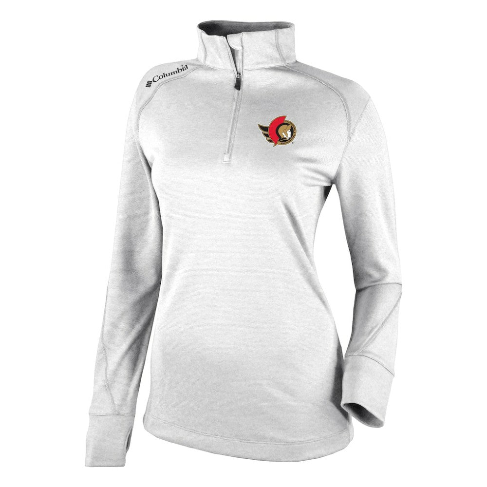NHL Ottawa Senators Columbia Women's Omni-Wick Shotgun 2.0 Quarter-Zip Pullover Top